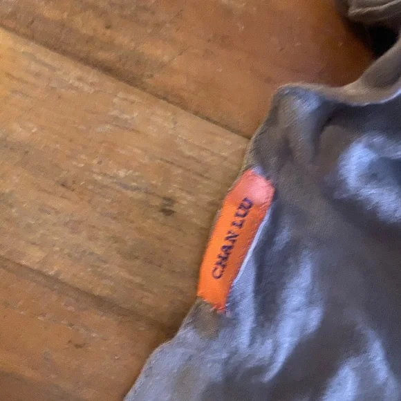 CHAN LUU LUX RARE FRINGE WOOL-SILK Scarf UNIQUE BOHOMIAN - Picture 7 of 8